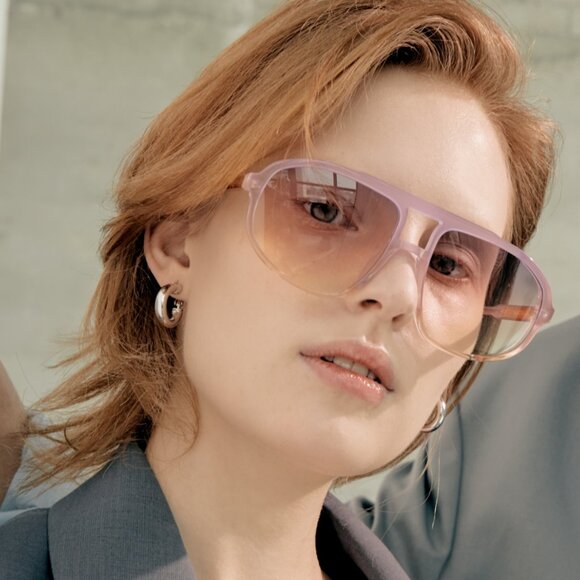 Manomos Unisex Double Bridge Sunglasses - Picture 7 of 12